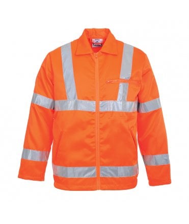 Portwest Hi-Vis Polycotton Jacket RIS