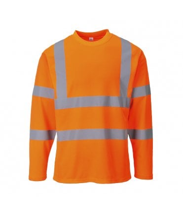 Portwest Hi-Vis T-Shirt Long Sleeves