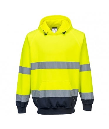 Portwest Hi-Vis Two-Tone Hooded Sweater