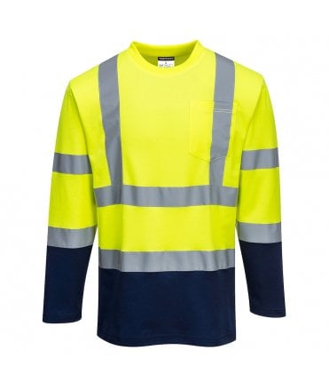 Portwest Hi-Vis Two-Tone T-Shirt L/S
