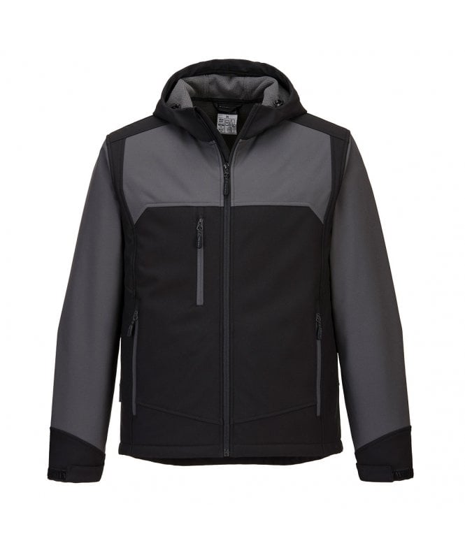 Portwest KX3 Hooded Softshell Jacket