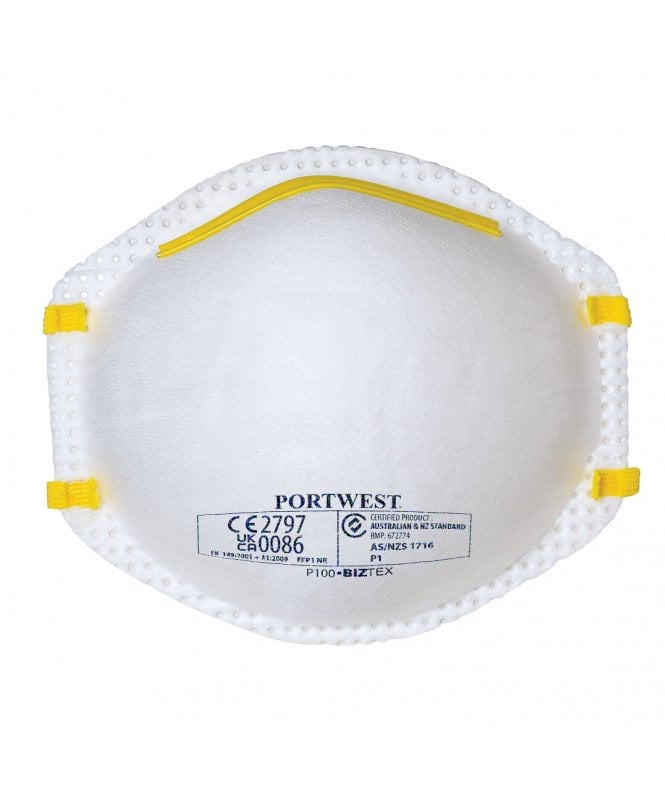 Portwest P1 Disp Respirator  (Box of 20)