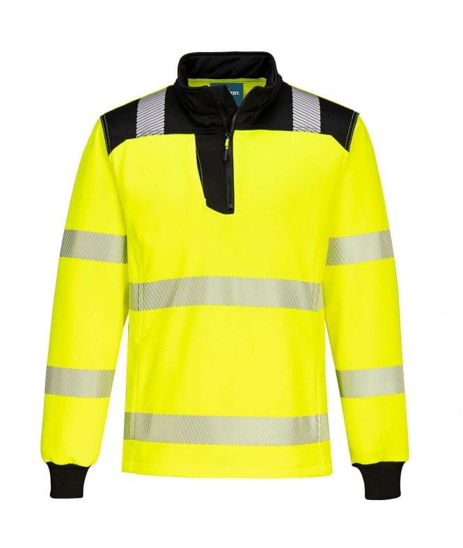 Portwest PW3 Hi-Vis 1/4 Zip Sweatshirt