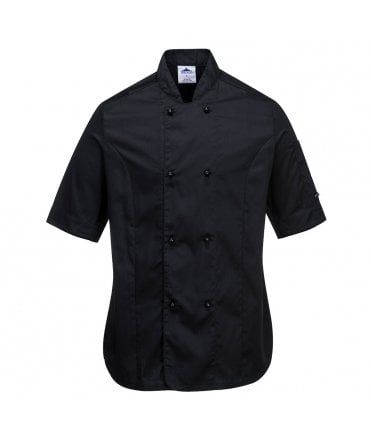 Portwest Rachel Chef Jacket  Short Sleeve