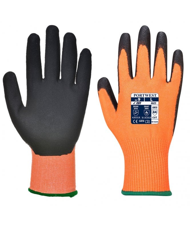 Portwest  Vis-Tex PU Cut Resistant Glove