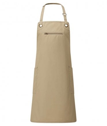 Premier Barley Contrast Stitch Bib Apron