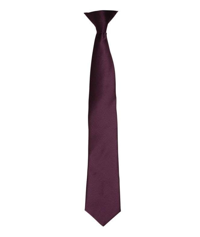 Premier  'Colours' Satin Clip Tie