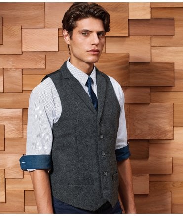 Premier Herringbone Waistcoat