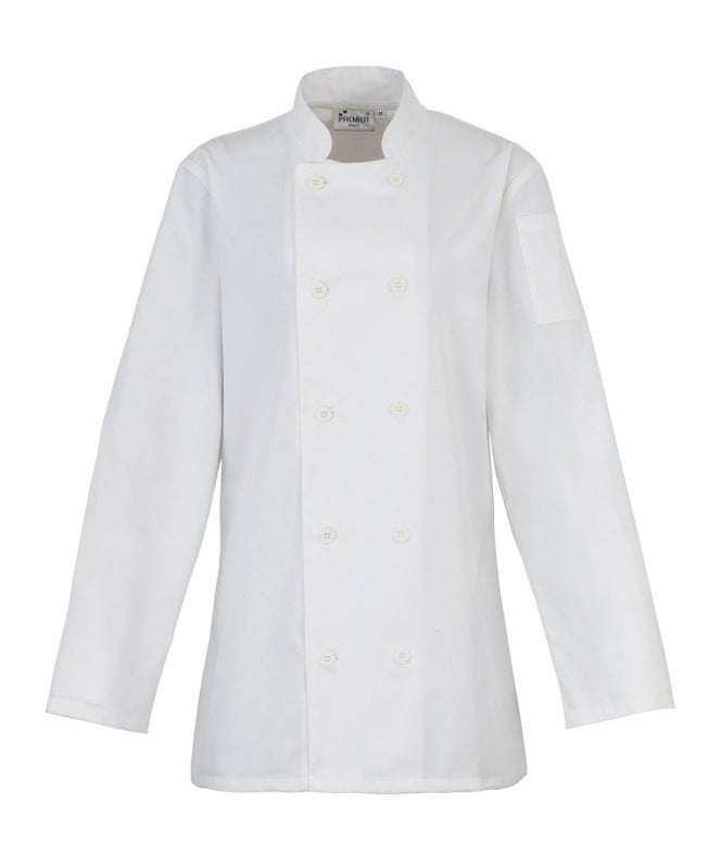 Premier  Ladies Long Sleeve Chef's Jacket