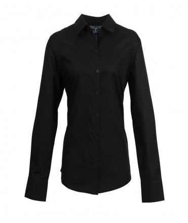 Premier Ladies Signature Long Sleeve Oxford Shirt
