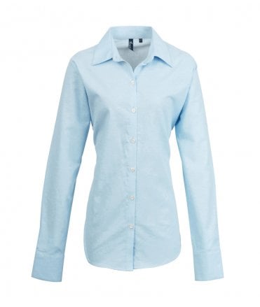 Premier Ladies Signature Long Sleeve Oxford Shirt