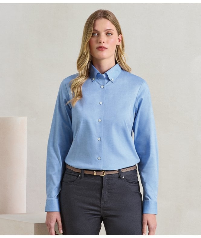 Premier  Ladies Supreme Long Sleeve Oxford Shirt