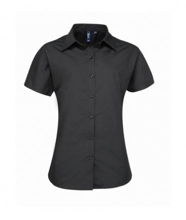 Premier Ladies Supreme Short Sleeve Poplin Shirt