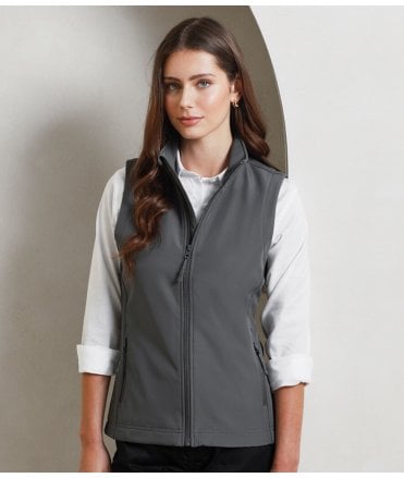 Premier Ladies Windchecker® Recycled Printable Soft Shell Gilet