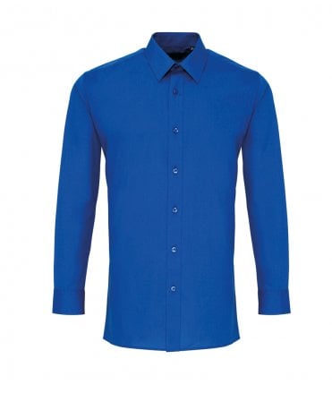 Premier Long Sleeve Fitted Poplin Shirt