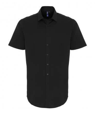 Premier Short Sleeve Stretch Fit Poplin Shirt