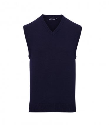 Premier Sleeveless Cotton Acrylic V Neck Sweater