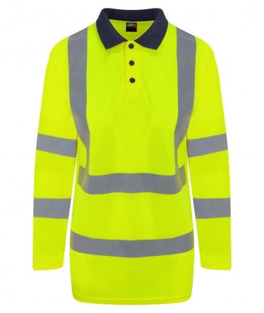 Pro Rtx High Vis Long Sleeve Polo