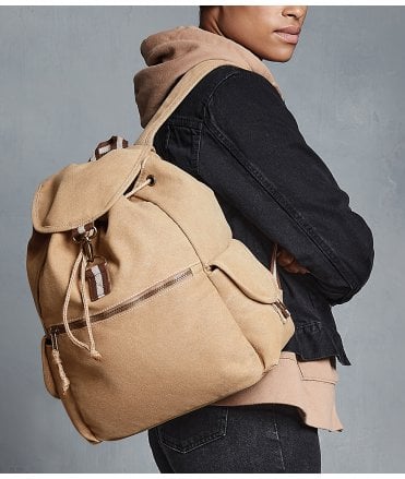 Quadra Vintage Canvas Backpack