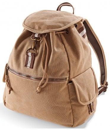 Quadra Vintage Canvas Backpack