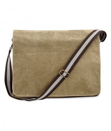 Quadra Vintage Canvas Despatch Bag