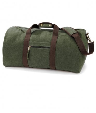 Quadra Vintage Canvas Holdall