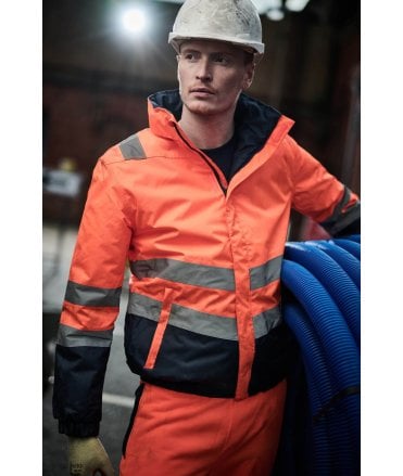 Waterproof Hi-Vis Bomber Jacket