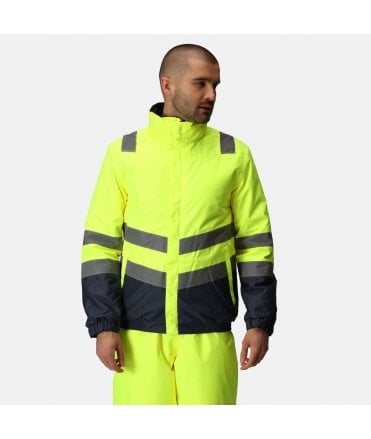 Waterproof Hi-Vis Bomber Jacket