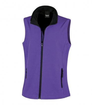 Result Core Ladies Printable Soft Shell Bodywarmer