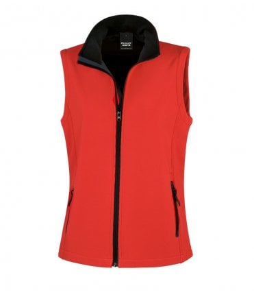 Result Core Ladies Printable Soft Shell Bodywarmer