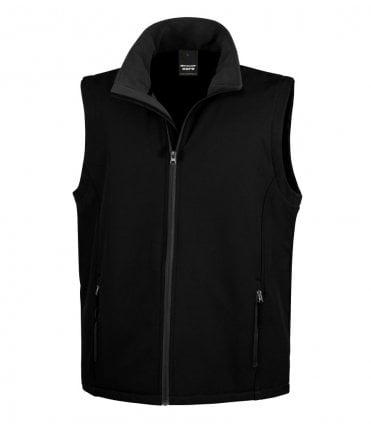 Result Core Printable Soft Shell Bodywarmer