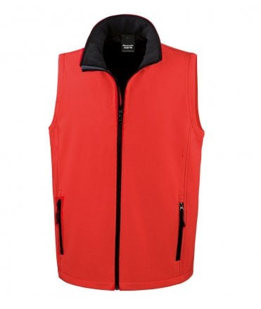 Result Core Printable Soft Shell Bodywarmer