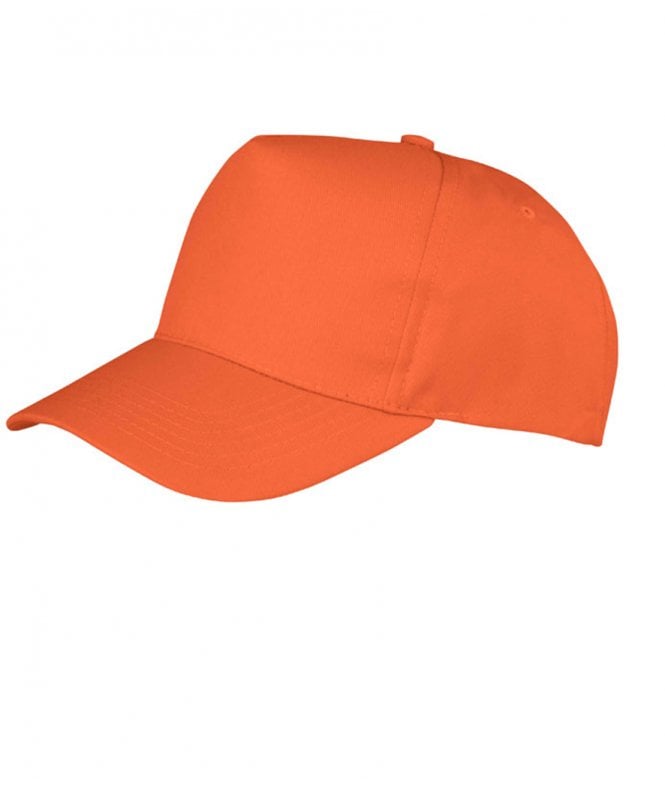 Result Headwear Result Kids Boston 5 Panel Printers Cap