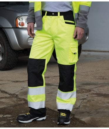Result Safe-Guard Hi-Vis Cargo Trousers