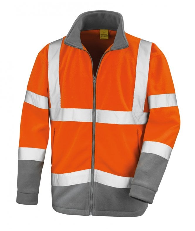 Result  Safe-Guard Hi-Vis Micro Fleece Jacket