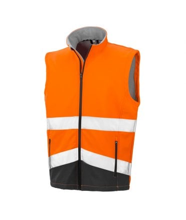 Result Safe-Guard Printable Safety Soft Shell Gilet