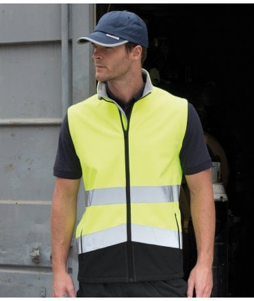 Result Safe-Guard Printable Safety Soft Shell Gilet