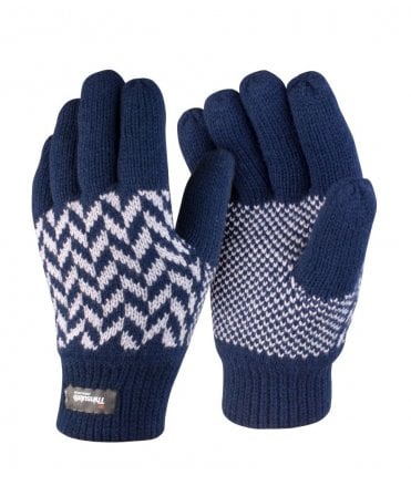 Result Pattern Thinsulate Gloves