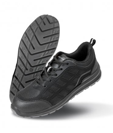 Result Work-Guard All Black Safety Trainers SB