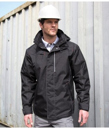 Result Work-Guard Denim Texture Rugged Jacket