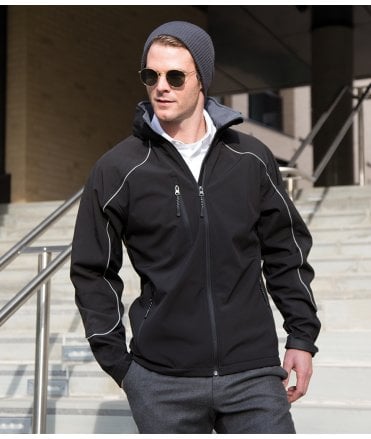 Result Work-Guard Hooded Soft Shell Jacket