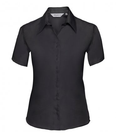 Russell Collection Ladies Short Sleeve Ultimate Non-Iron Shirt