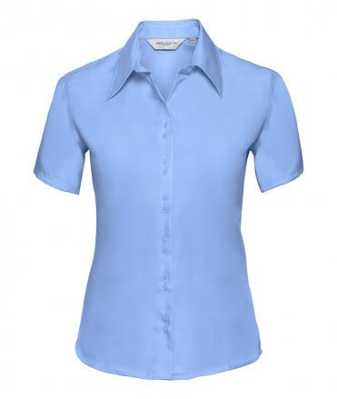 Russell Collection Ladies Short Sleeve Ultimate Non-Iron Shirt