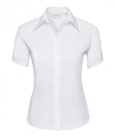 Russell Collection Ladies Short Sleeve Ultimate Non-Iron Shirt