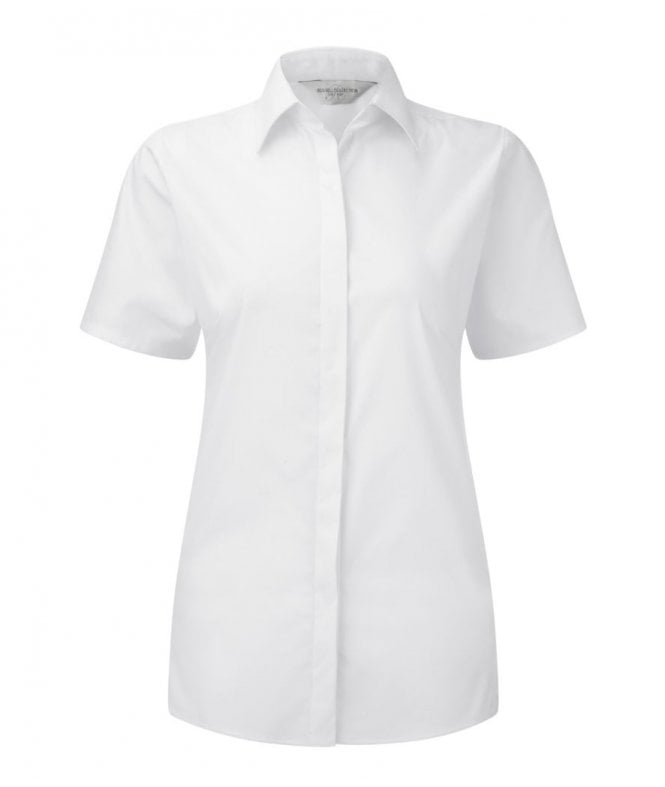 Russell Collection  Ladies Short Sleeve Ultimate Stretch Shirt