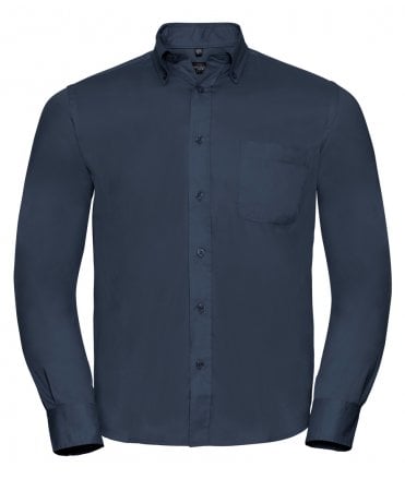 Russell Collection Long Sleeve Classic Twill Shirt