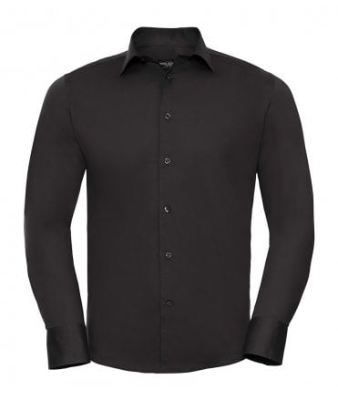 Russell Collection Long Sleeve Easy Care Fitted Shirt
