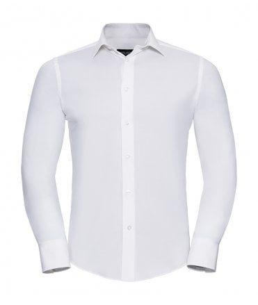 Russell Collection Long Sleeve Easy Care Fitted Shirt