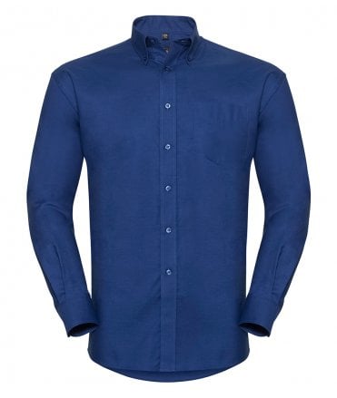 Russell Collection Long Sleeve Easy Care Oxford Shirt