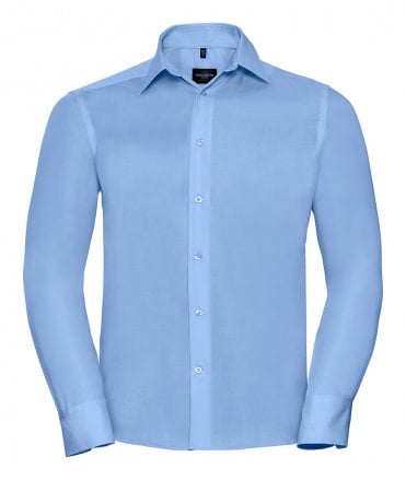Russell Collection Long Sleeve Tailored Ultimate Non-Iron Shirt